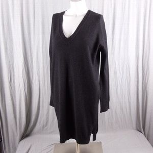 Vince Cashmere/Wool Sweater V-Neck Dress